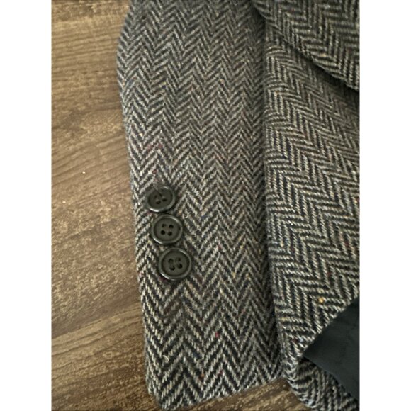jacket blazer sport coat 100% handwoven donegal tweed wool geneva 46L - Picture 1 of 10